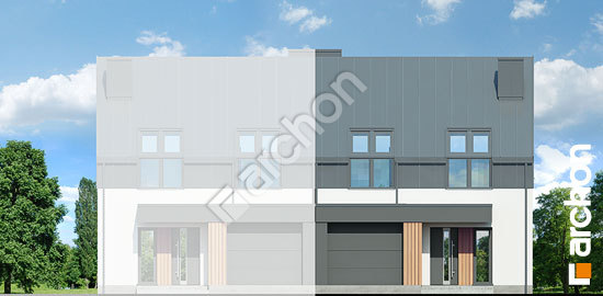 Передній фасад Будинок в нарцисах 2 (Б)