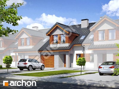 Проект дома ARCHON+ Дом в клематисах 9 (С) вер. 3 