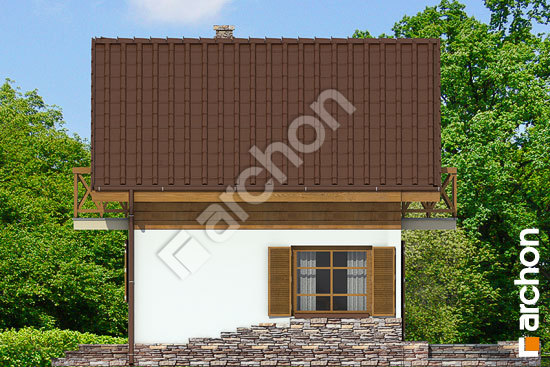 Бочний фасад Літній будиночок в крокусах вер.2