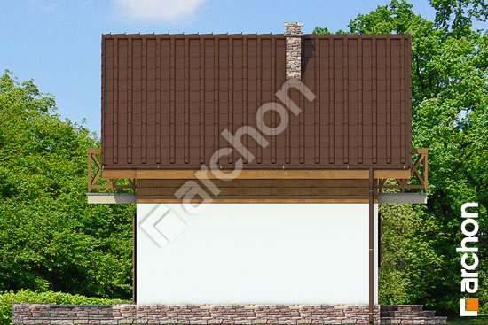 Бочний фасад Літній будиночок в крокусах вер.2