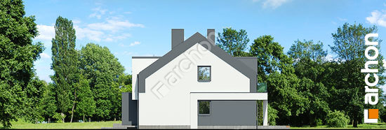 Боковой фасад Дом в клематисах 27 (Р2Б)