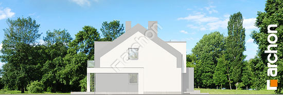 Боковой фасад Дом в клематисах 27 (Р2Б)