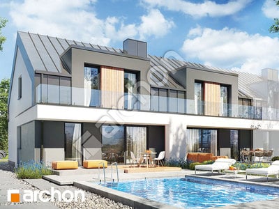 Проєкт будинку ARCHON+ Будинок в клематисах 27 (Р2Б) 