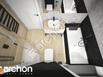 Проект будинку ARCHON+ Будинок в бузку 8 (Г) візуалізація ванни (візуалізація 3 від 4)