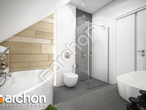 Проект будинку ARCHON+ Будинок у гвоздиках 3 візуалізація ванни (візуалізація 3 від 3)