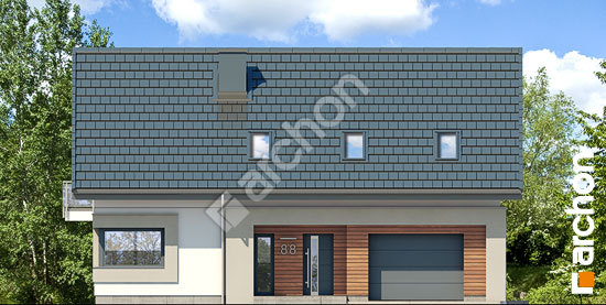 Передній фасад Будинок у гвоздиках 3