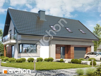 Проєкт будинку ARCHON+ Будинок у гвоздиках 3 