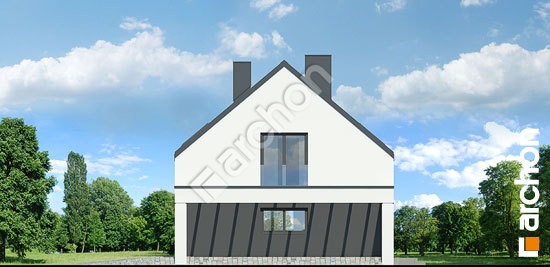 Боковой фасад Дом в изопируме 5 (Н)