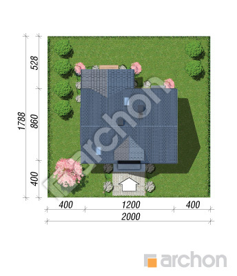 Проект дома ARCHON+ Дом в люцерне 11 Ситуація