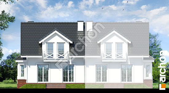 Дворовой фасад Дом в ясменнике вер.2