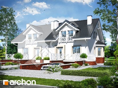 Проєкт будинку ARCHON+ Будинок в ясменнику вер.2 