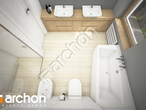 Проект дома ARCHON+ Дом в андромедах 4 визуализация ванной (визуализация 3 вид 4)