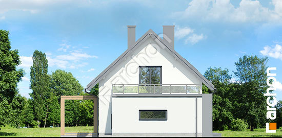 Бочний фасад Будинок в хлорофітумі 19 (Г2П)