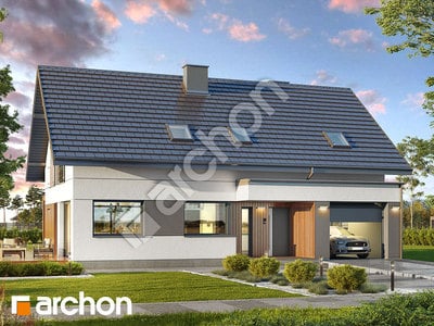 Проект дома ARCHON+ Дом в многоцветах 