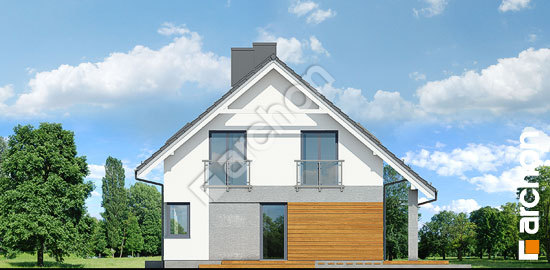 Бочний фасад Будинок в малинівці 4 (Т)