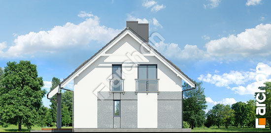 Бочний фасад Будинок в малинівці 4 (Т)