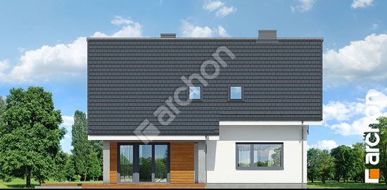 Дворовий фасад Будинок в малинівці 4 (Т)