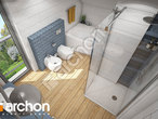 Проект дома ARCHON+ Дом в малиновках 4 (Т) визуализация ванной (визуализация 3 вид 4)