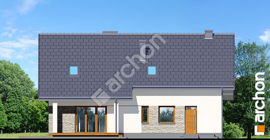 Дворовий фасад Будинок в яблонках 12 (Г2)