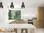 Проект дома ARCHON+ Дом в яблонках 12 (Г2) визуализация кухни 1 вид 1