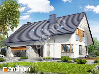 Проєкт будинку ARCHON+ Будинок в яблонках 12 (Г2) 