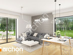 Проект будинку ARCHON+ Будинок в яблонках 12 (Г2) денна зона (візуалізація 1 від 3)