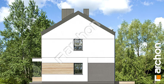 Бочний фасад Будинок в аркадіях 4 (Р2)