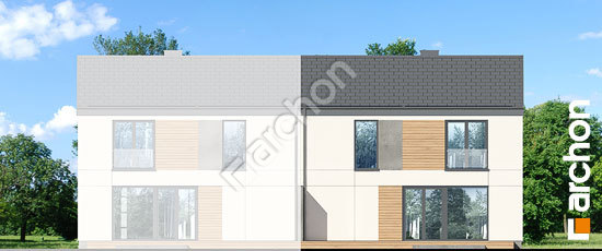 Дворовий фасад Будинок в самшиті 2 (ГБ)