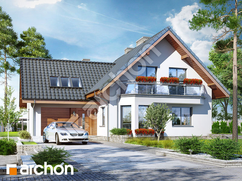 Проект будинку ARCHON+ Будинок на поляні 3 (П) Вид 1