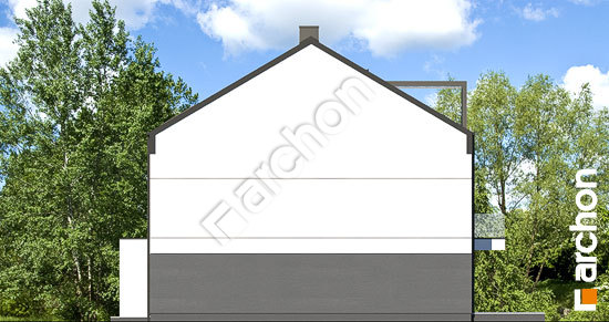 Боковой фасад Дом в халезиях 10 (Р2Б)