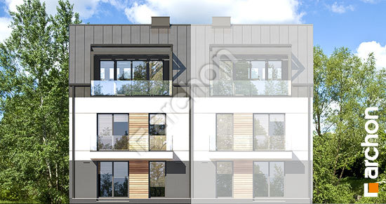 Дворовий фасад Будинок в халезіях 10 (Р2Б)