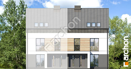 Передний фасад Дом в халезиях 10 (Р2Б)