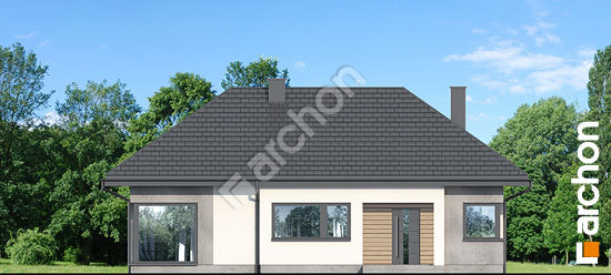 Передний фасад Дом в галах 8 (Е)