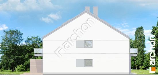 Бочний фасад Будинок в фіалках 2 (Р2Б) вер.2