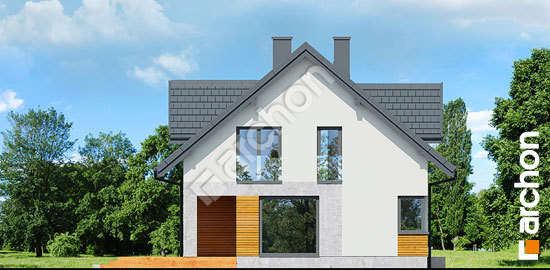 Боковой фасад Дом в серебрянках 3