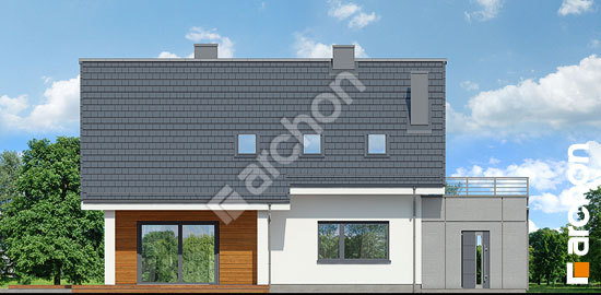 Дворовий фасад Будинок в малинівці 4 (Г)