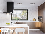 Проект дома ARCHON+ Дом в малиновках 4 (Г) визуализация кухни 1 вид 1