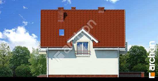 Боковой фасад Дом в рододендронах (П) вер.2