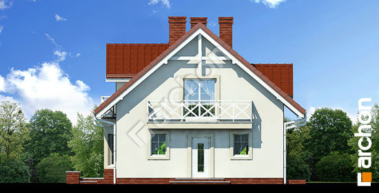 Передній фасад Будинок в рододендронах (П) вер.2