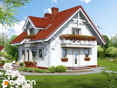 Проект дома ARCHON+ Дом в рододендронах (П) вер.2 