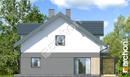 Бочний фасад Будинок в клематисах 2 (Б)