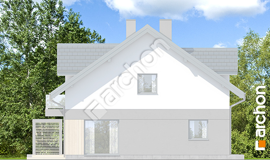 Боковой фасад Дом в клематисах 2 (Б)