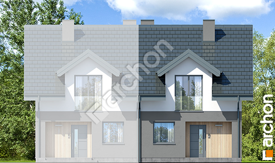 Передній фасад Будинок в клематисах 2 (Б)