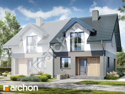 Проєкт будинку ARCHON+ Будинок в клематисах 2 (Б) 