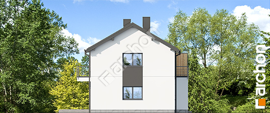 Боковой фасад Дом в халезиях (Р2БА) вер.2