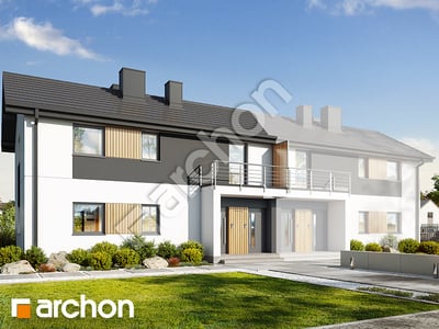 Проект дома ARCHON+ Дом в халезиях (Р2БА) вер.2 