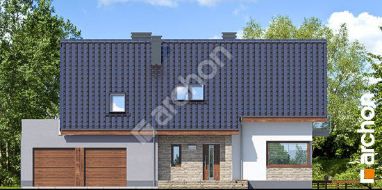 Передний фасад Дом в айдаредах 6 (Г2)