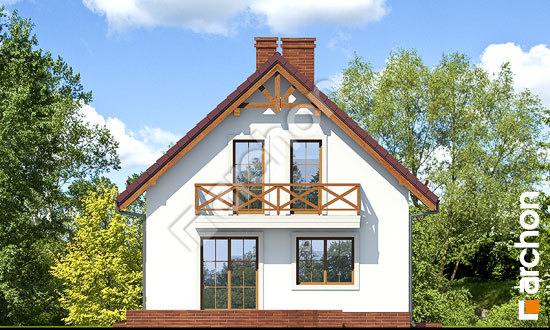 Дворовой фасад Дом в рододендронах 11 (П)