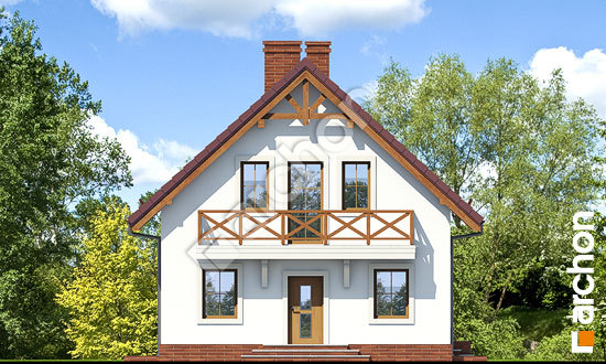 Передній фасад Будинок в рододендронах 11 (П)