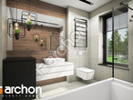 Проект будинку ARCHON+ Будинок під гінко 19 візуалізація ванни (візуалізація 3 від 1)
